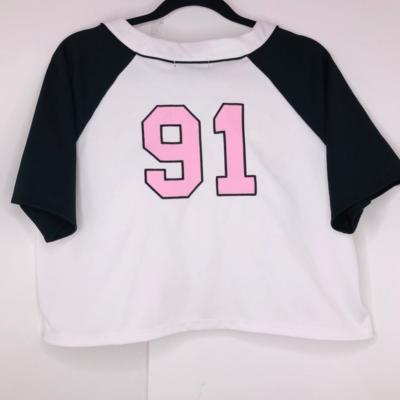 Forever 21 | Cropped 91 Jersey - Picture 2 of 4